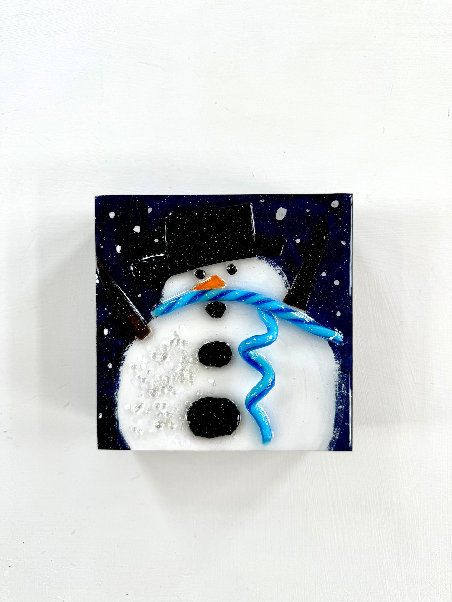 Curly Scarf Snowman